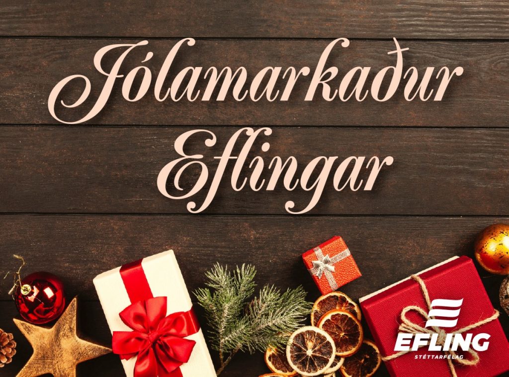 Jólamarkaður Eflingar – auglýst eftir þátttakendum