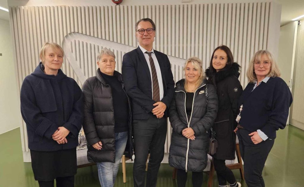 Employees of Grund nursing homes meet with the Minister of Health