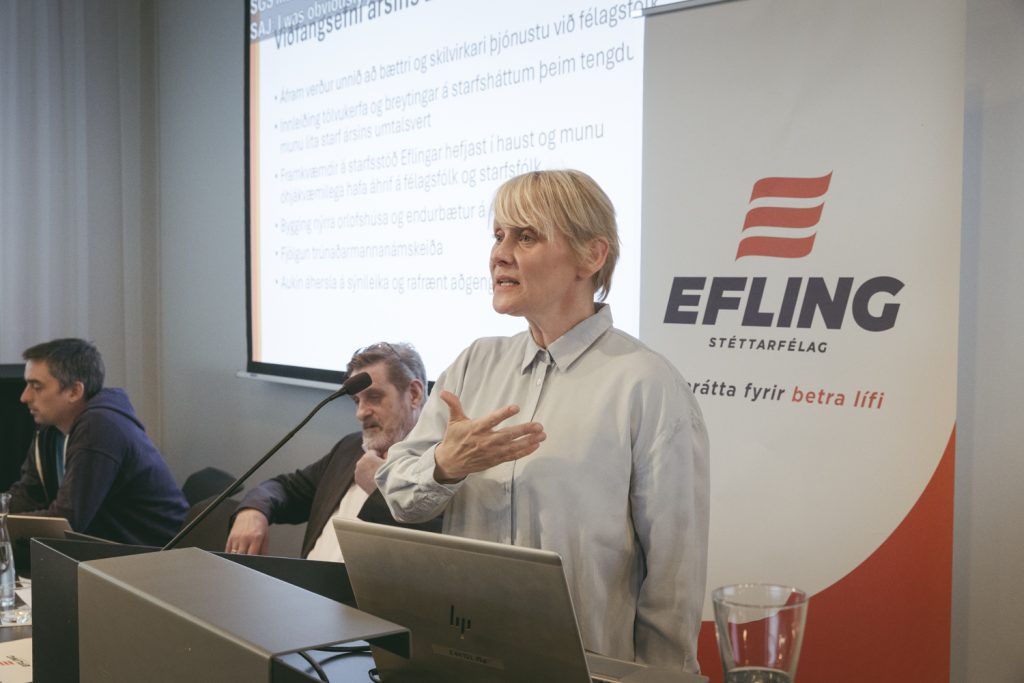 Efling is a driving force of change – Chairman’s address at the general meeting