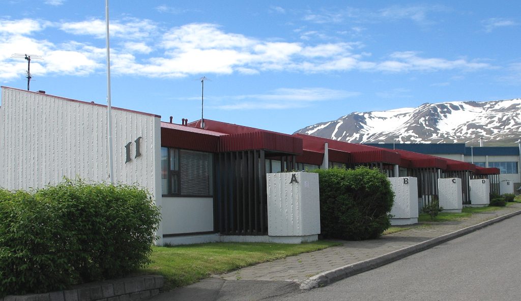 Skrzynki na klucze w Apartamentach wakacyjnych Eflingu w Akureyri