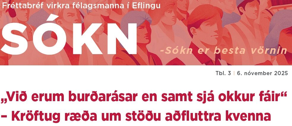 Sókn – fréttabréf virkra félagsmanna í Eflingu – Október